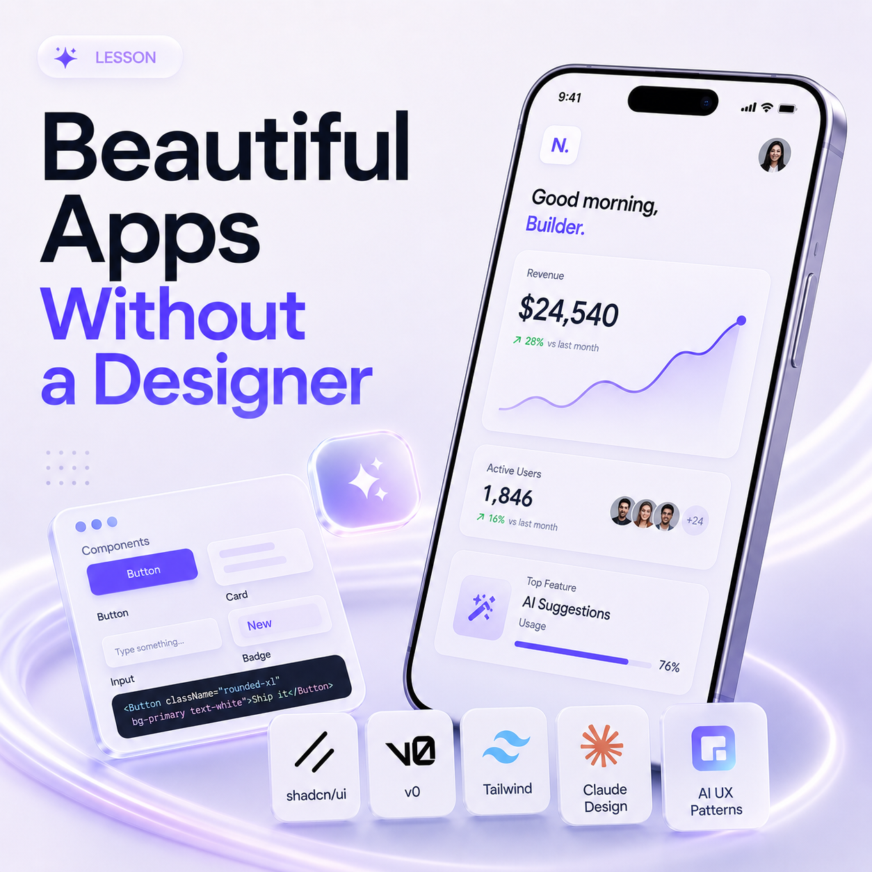 Beautiful Apps Without a Designer
