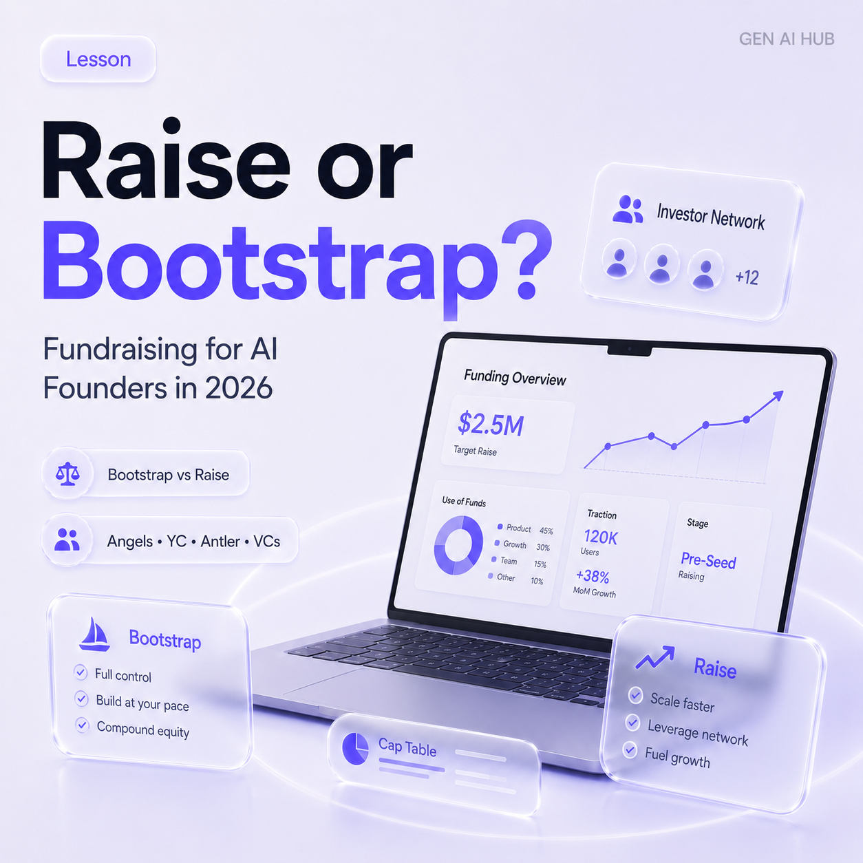 Raise or Bootstrap? Fundraising for AI Founders in 2026
